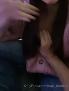 My bf always has to be touching my tits even when we re not home