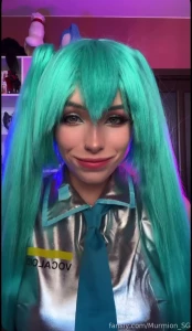 I m not just cosplaying miku i am miku today soft a little dreamy and