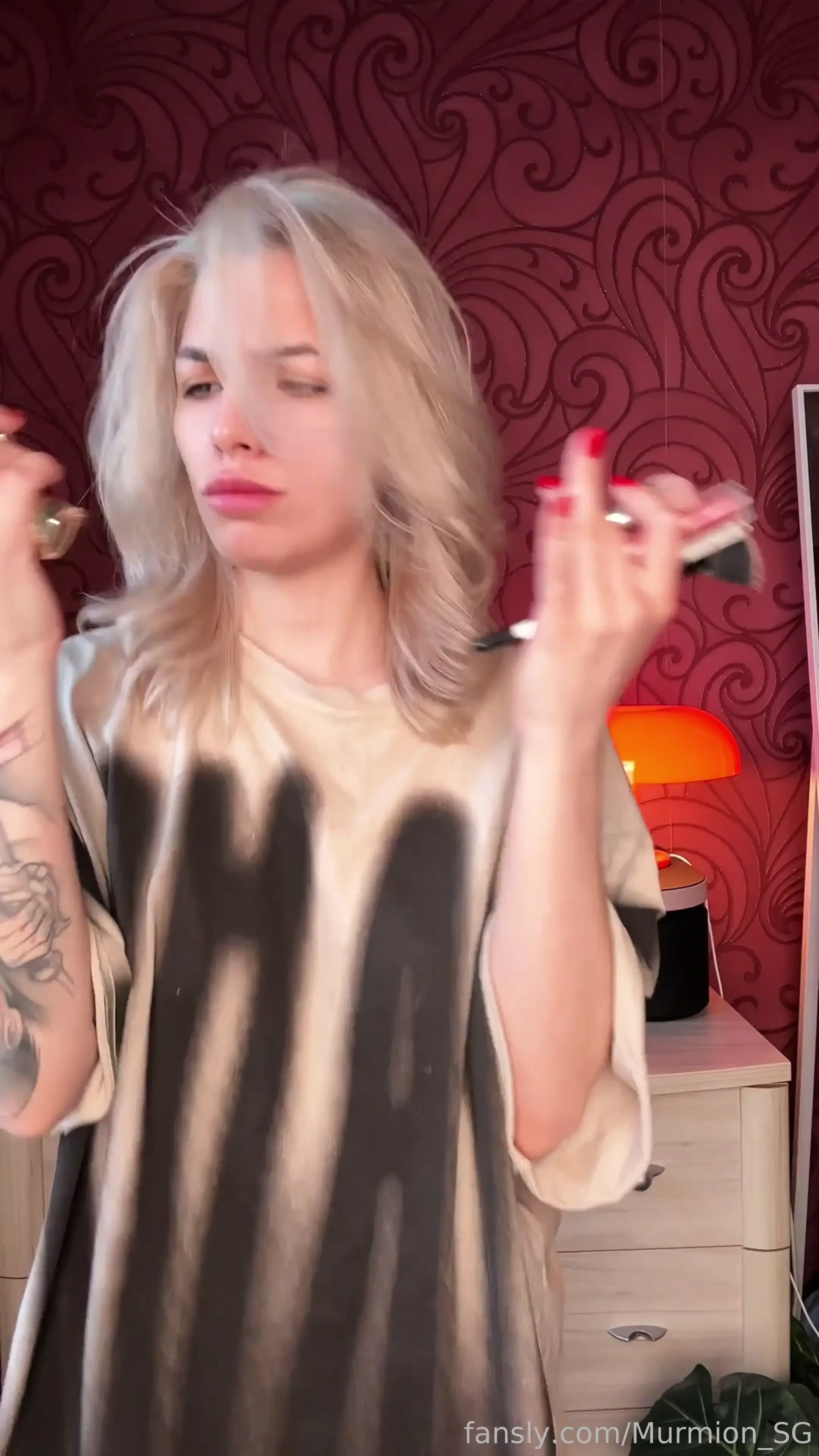 No cosplay today just me the mirror and a little music in the 