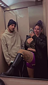 We just send a scene where he creampie my pussy on a bar seat check