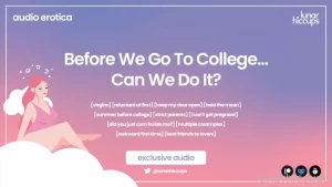 Exclusive audio before we go to college we can do it this audio is