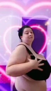 I look sooo tired but showing off the biggest bra i ve ever owned 42z