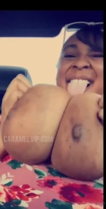 He doesn t know i m playing with my tits in the backseat shhhhhhh full