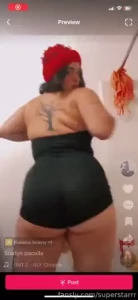 Fat ass on thick tok