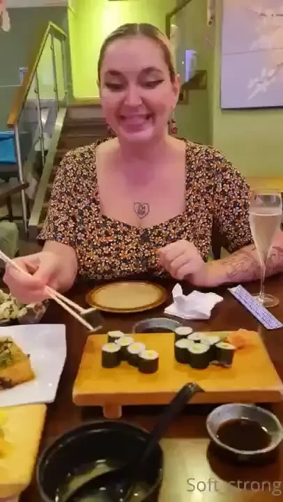 Who wants to take me out on a sushi date press play to see me attempt 