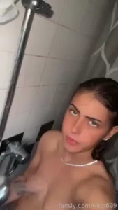 I love a good shower head full speed on my clit brunette lesbian