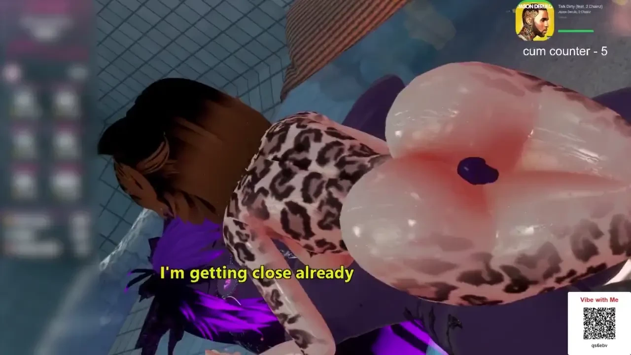 I fucking love thigh jobs purplebeauty cock being squeezed erp vr vrc 