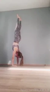 Nothing unusual just daily standing on my hands natural fitness