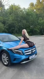 Have you ever had sex in the car ass asshole buttplug car public