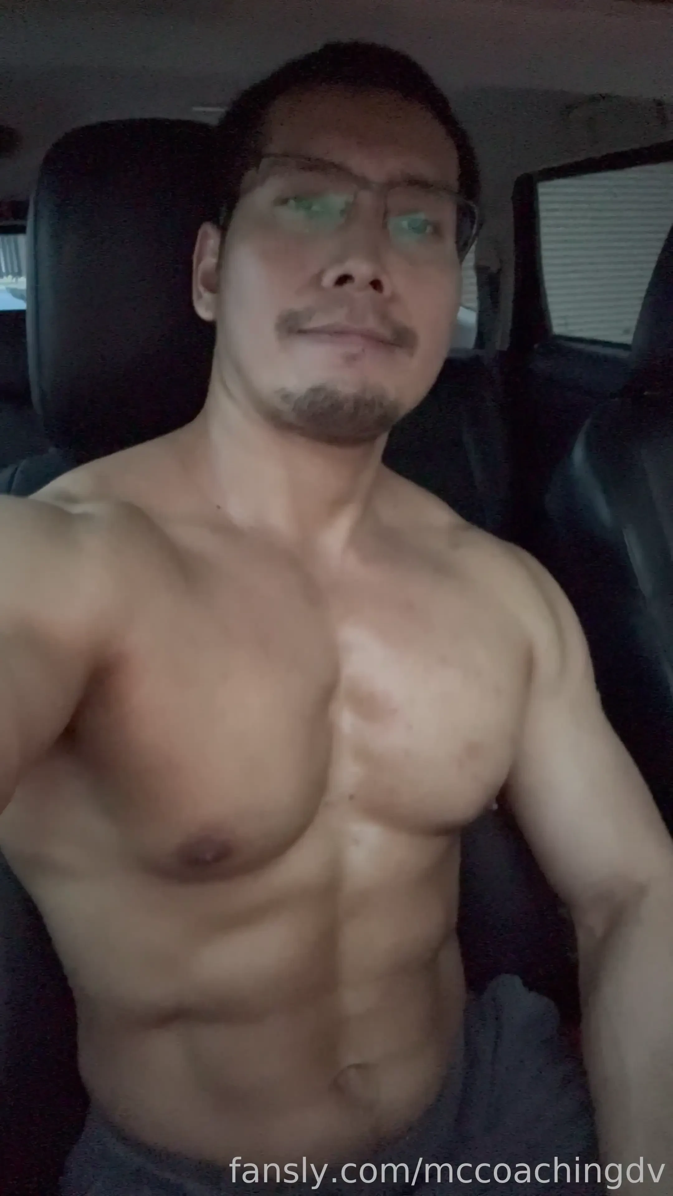 With glasses and without glasses 