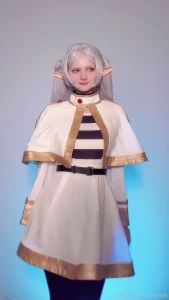Oops did you see it frieren anime animegirl cosplay cosplayer cute
