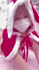 Bunny-chi loves to imagine how hard and fast senpai thrust from behind