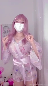 Sachi-chan woke up in 2025 ohayoooo gozaimasu 1st half of my surprise