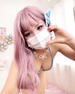 Sachi-chan on a blue bikini spending summer with sachi-chan might give