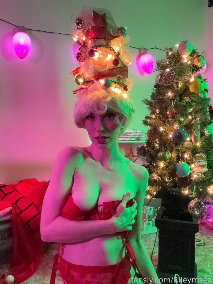 Forgot to post these for christmas i decorated my crazy christmas wig part 2 