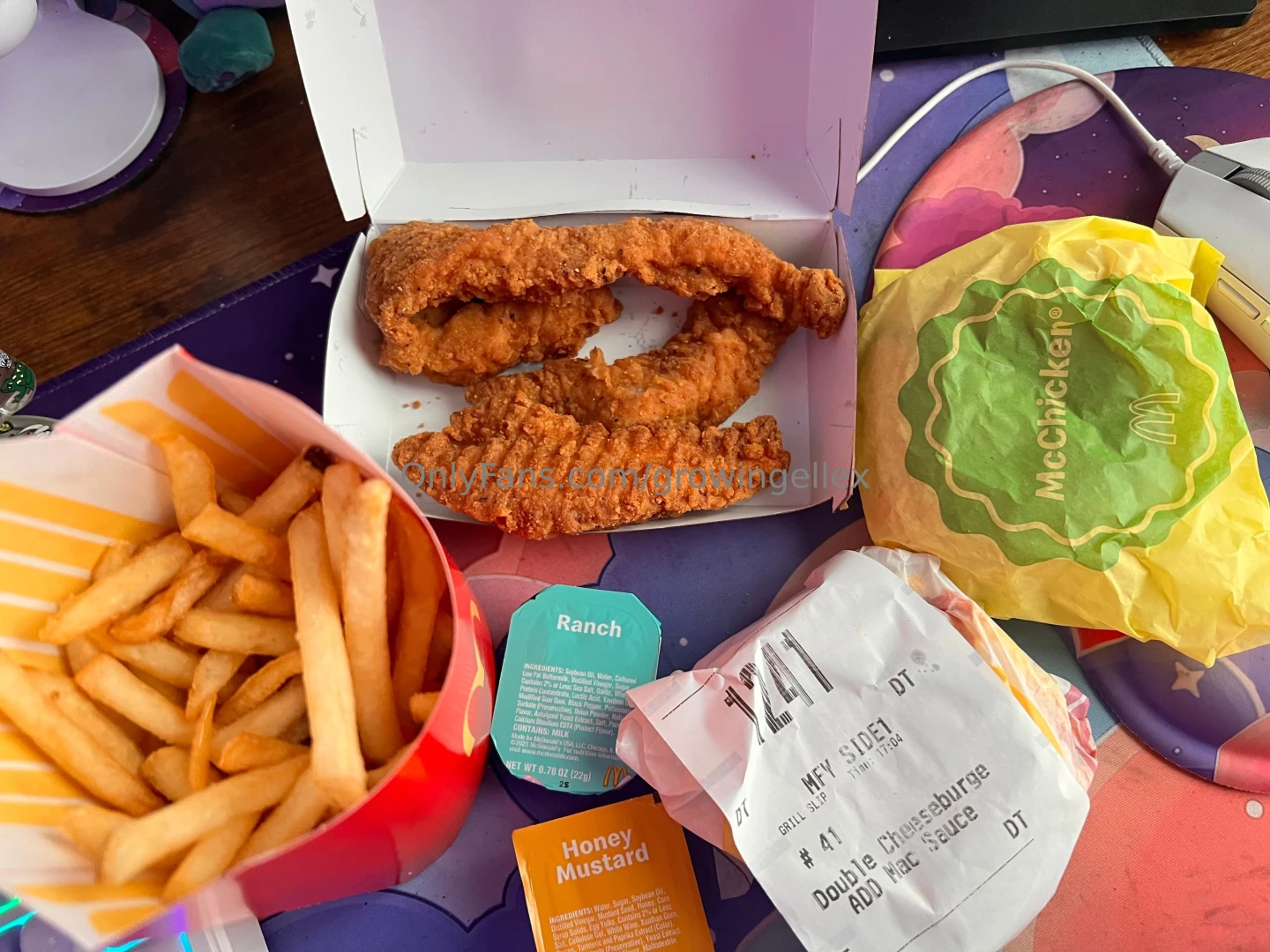 Just a few light snacks 