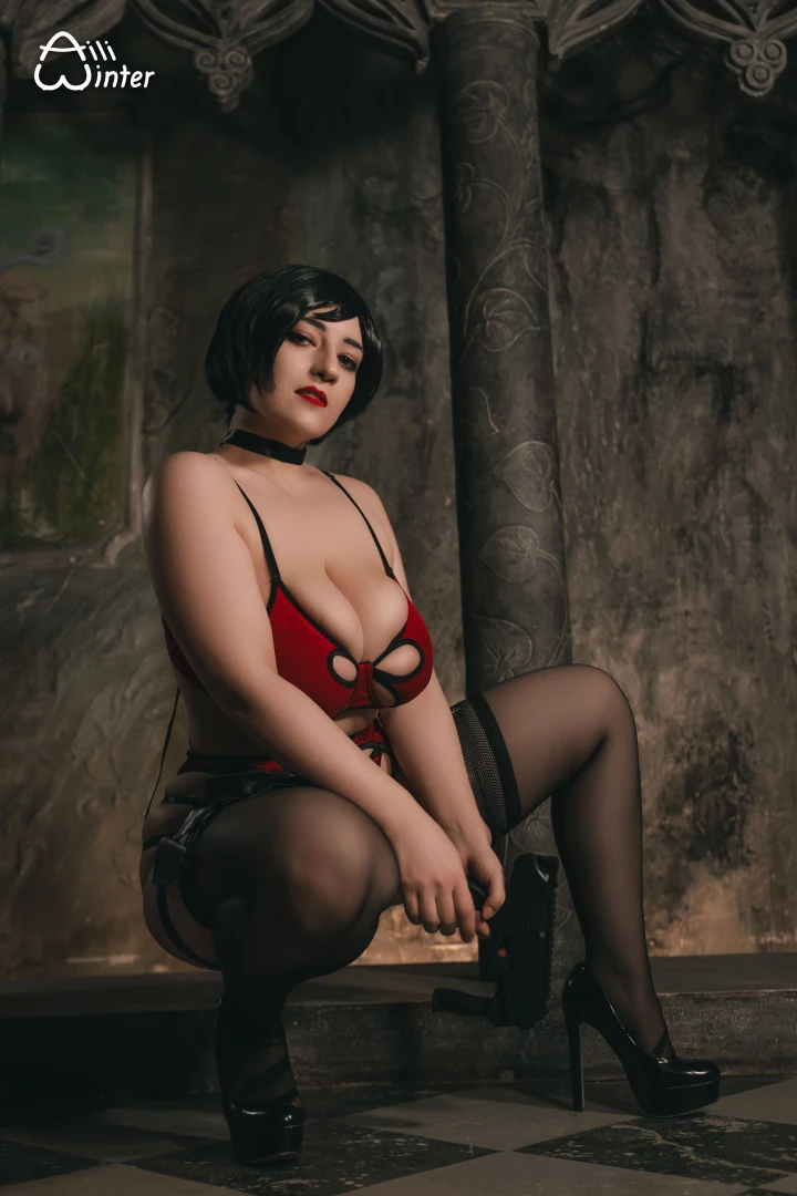 Ada wong lingerie set now you ll see what she hides under her dress part 14 