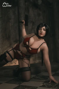 Ada wong lingerie set now you ll see what she hides under her dress part 27