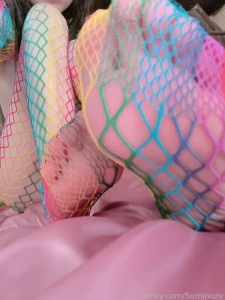 Rainbow fishnets titty feet amp ass set boob ass book trend reverse part 4