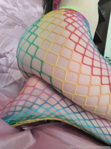 Rainbow fishnets titty feet amp ass set boob ass book trend reverse part 2