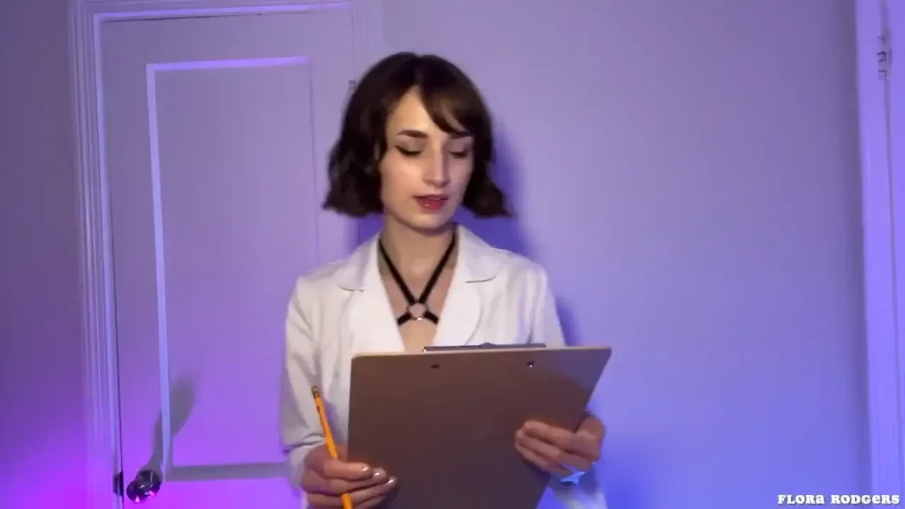 Full length asmr for you naughty doctor flora has a special exam she 