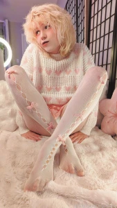More stocking stuffers fyp feet stockings blonde bigdick cock tease part 3