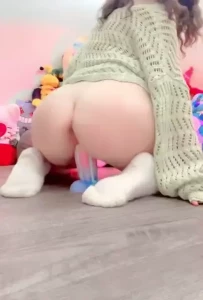 Pretty sweater stays on during sex