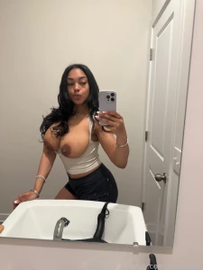 I love how engorged and perky they get when they are filled with milk