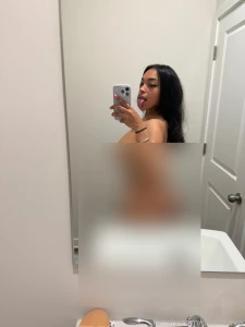 Feeling so so cute today fully nude front and back mirror selfie part 1