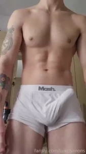 I think one of this days it might rip through my underwear fyp gay