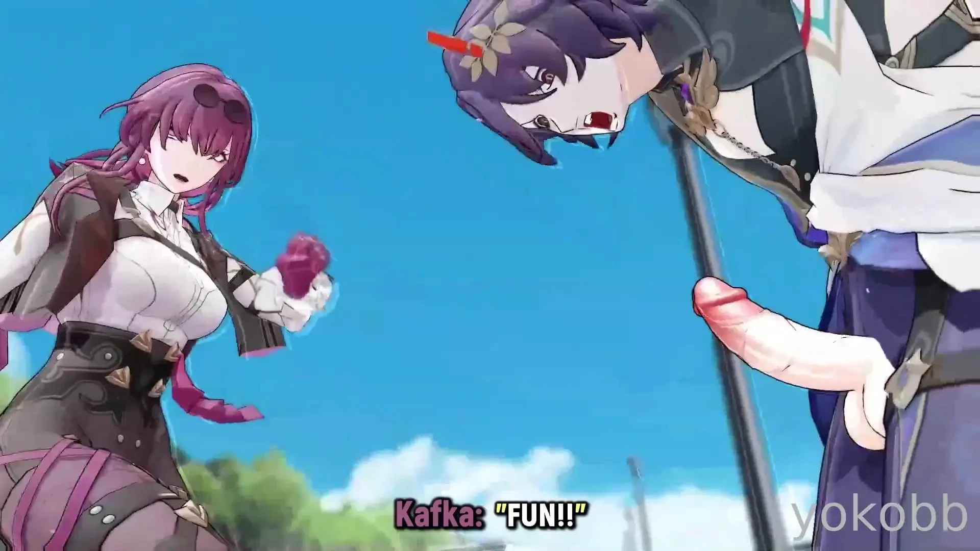 Honkai star rail - kafka x natasha a really close friend of mine 