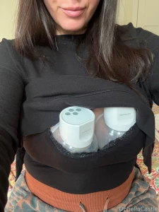 Pumping session this am before going work part 2