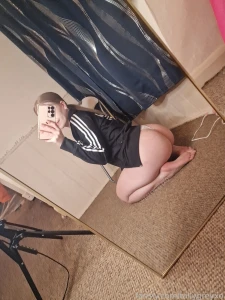 Gotta wrap up in the winter time smallgirls petite ass pale hoodie part 1