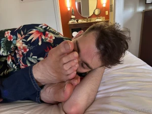 The boy loves the smell after a long work day part 1