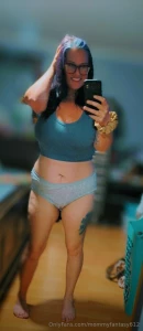 Fresh out of bed heading to the shower