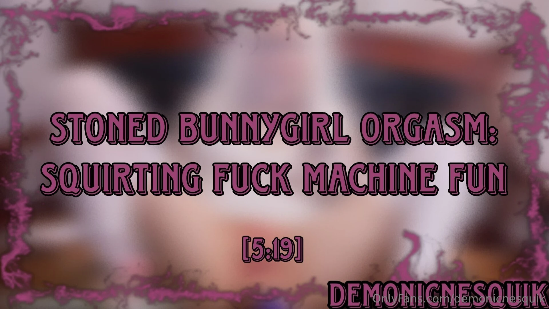 Tip 24 99 here for the full video in dms stoned bunnygirl orgasm 