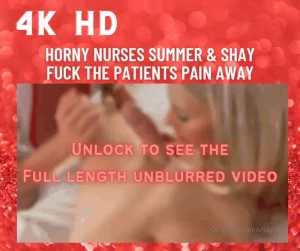 Amp full face nurses summer amp shay makeout amp tease in the bathroom