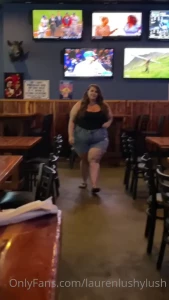 lauren-the-lovely - A sexy fat girl walks into the bar what do you do 