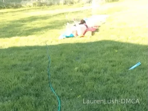 Fat girl vs slip n slide 