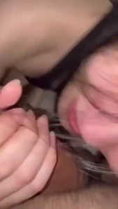 Met this guy with a big dick he loved my feet and he cums a lot part 1