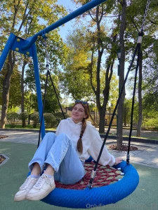 There s silence in the air and you in my thoughts i m gently swinging part 1