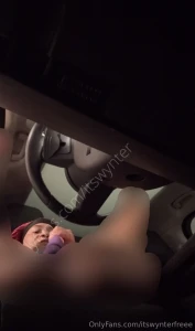 4 minutes of me in the drivers seat legs wide open just playing with