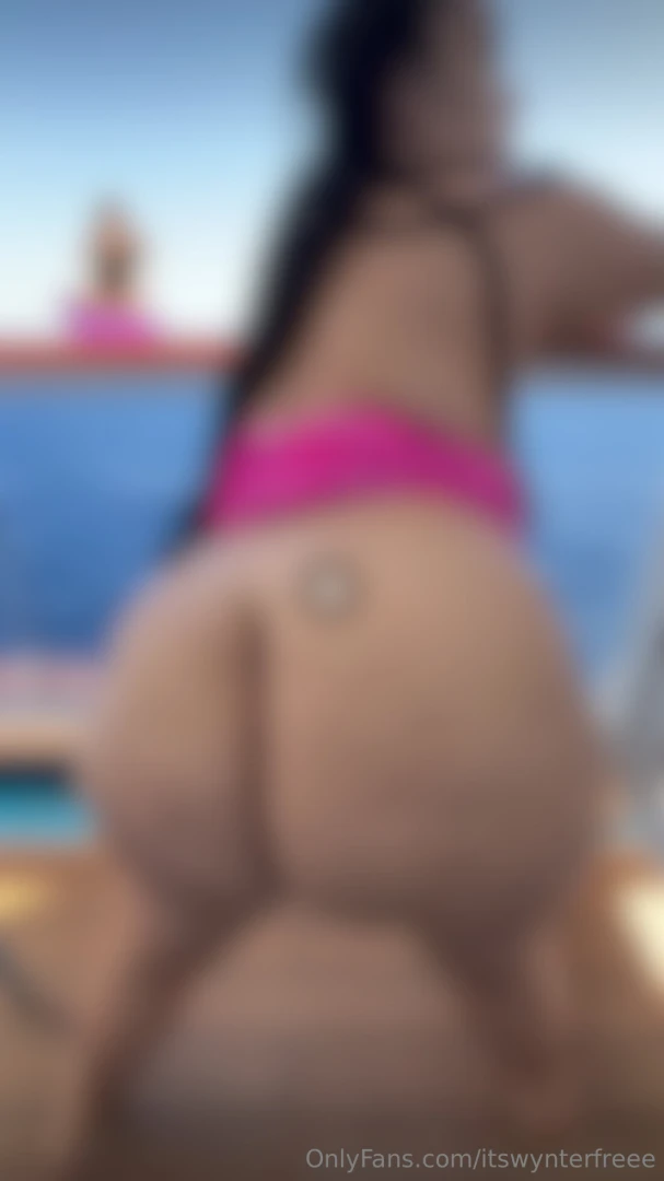 Getting naked and shaking my ass on a boat in the middle of the ocean 