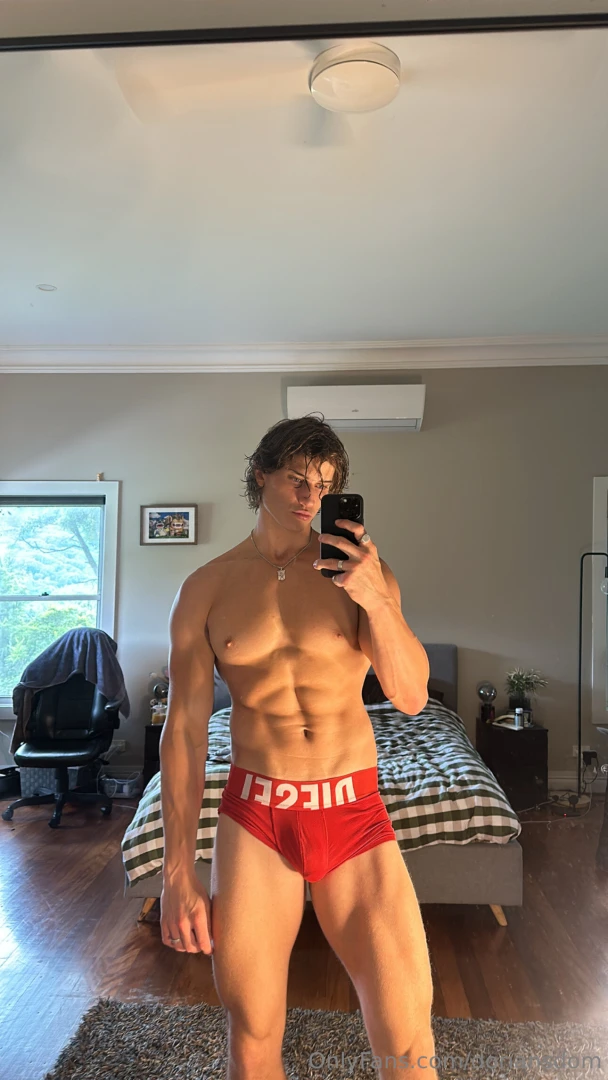 Mandatory mirror check body carved cock loaded and power in every line 