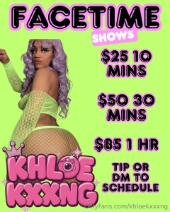 Facetime calls available today come chat with me dm or tip for more