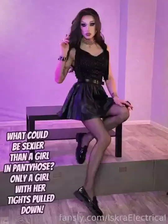 Watch my new sexy photos with pantyhose fyp cross crossdresser tights 