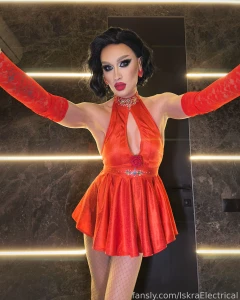 I ve created a look that will make your heart race a red silk dress part 2