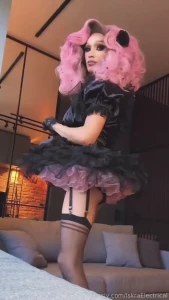 Love sexy outfit crossdress sexy fakebody makeup transgirl model