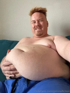 Love that extra obese feeling after shaving my gut part 5