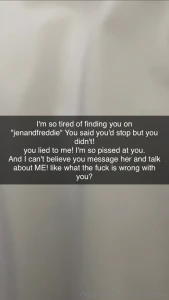 Your girl and freddie pt 1 30 captions super long snapchat story video part 2